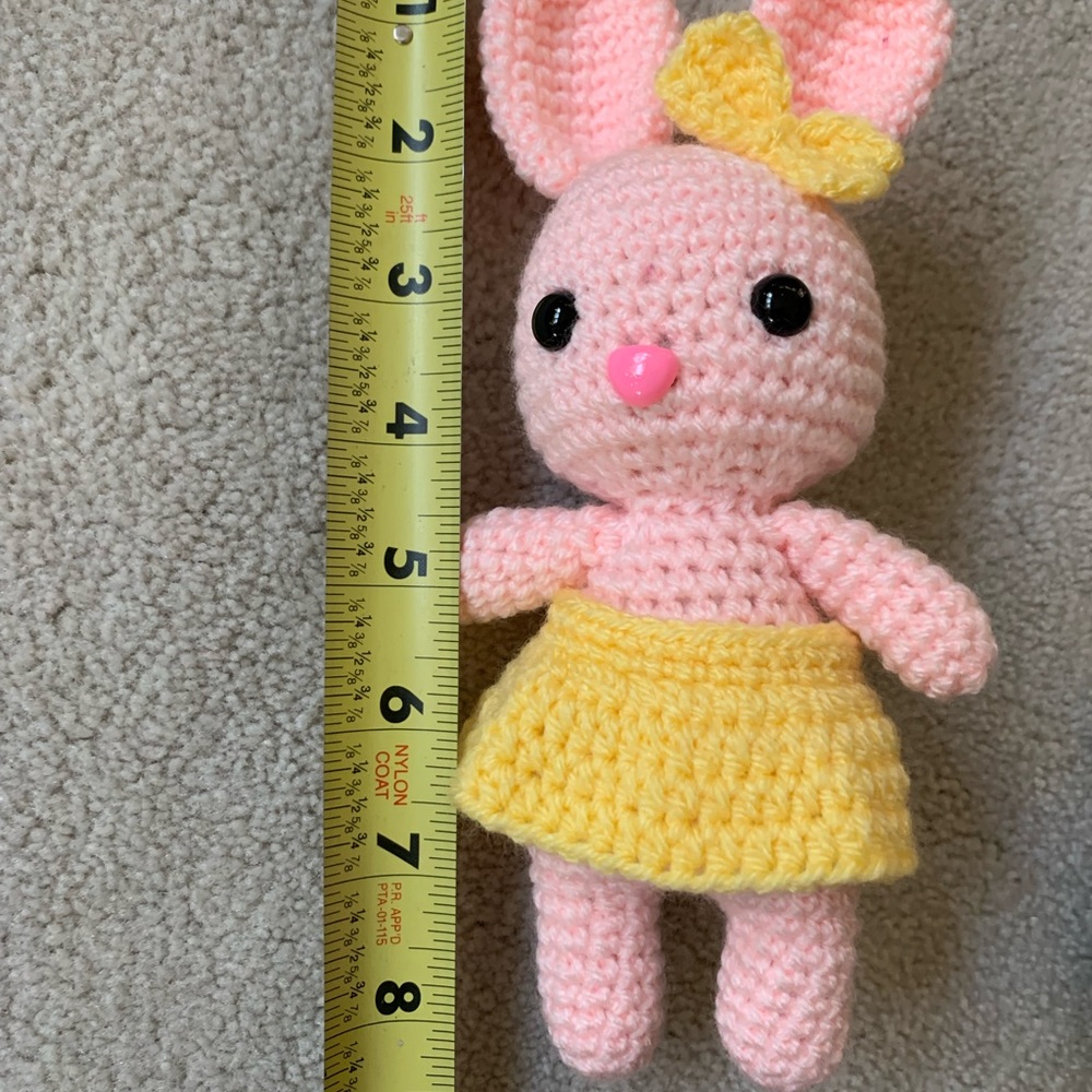 FUND RAISE- 2 bunnies - kid’s all hand crocheted project - Picture 9 of 10